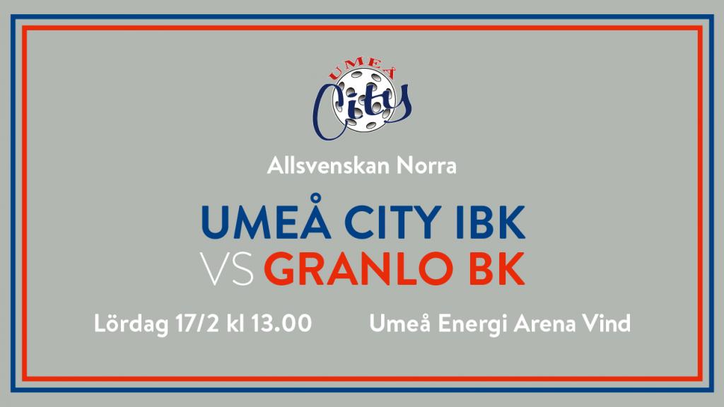 Umeå City IBK vs Granlo BK