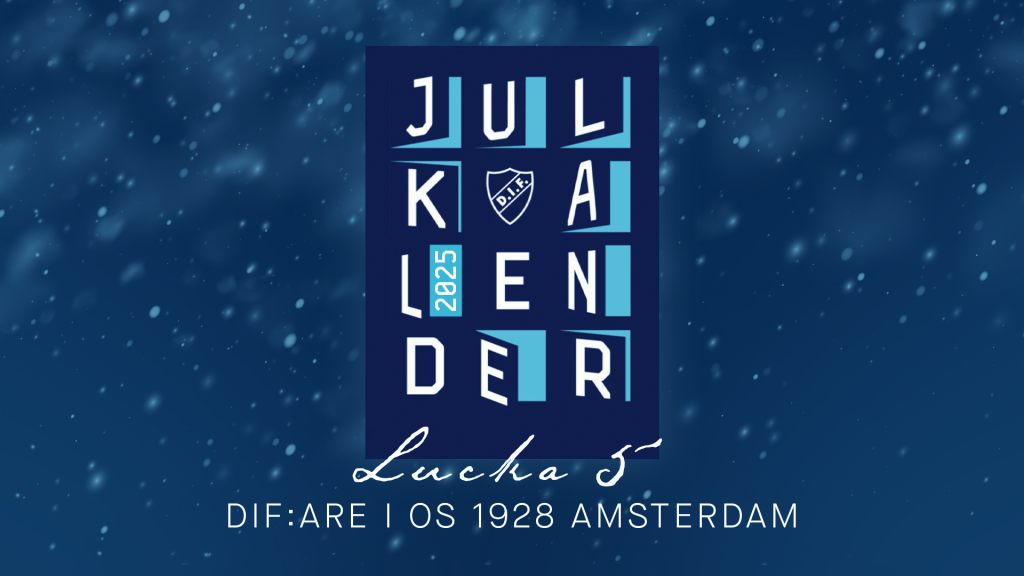 Kotschacks Julkalender 2025 Lucka 5 - OS 1928