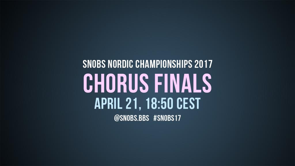 Chorus Finals 2017