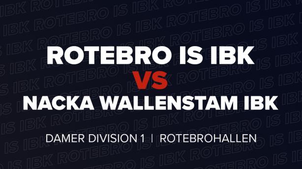 Rotebro IS IBK - Nacka Wallenstam IBK