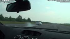 MTM Audi RS6 Exclusive Sedan hitting dirt on the track at speed