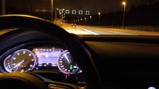 [4k] Audi S8 active lane assist in Ultra HD