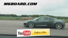 HD: Audi R8 vs BMW M6 Coupe: M6BOARD.COM