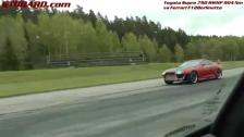 302 km/h / 188 mph Ferrari F12Berlinetta vs Toyota Supra 790 RWHP 904 Nm