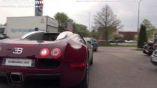 Statoil gasstation gets visited by Bugatti Veyron 16.4 and Koenigsegg Agera S in Sweden