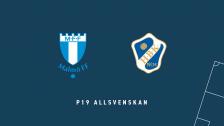 P19 Allsvenskan : Malmö FF - Halmstads BK