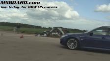 1080p. Lambo Gallardo EGear 500 HP vs BMW M5 Touring Supersprint