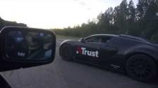 BMW view 900 RWHP M5 vs Bugatti Veyron 16.4 Dutchbugs BRUTAL G-forces FAIL filming
