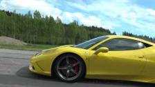 [4k] Ferrari 458 Speciale vs 458 italia (presscar?) race 1 UNCUT