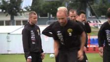 Inför IFK-IFE Mikkel Beckmann och Johan Larsson