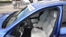BMW M5 F10 interiour front seats Silverstone and Monte Carlo Blue exterior