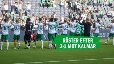 Röster efter segern mot Kalmar