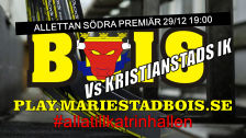 Mariestad BoIS - Kristianstads IK / Torsdag 29/12 19:00
