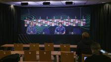 Presskonferensen efter segern mot Molde