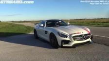 [4k] Full acceleration RennTECH Mercedes-AMG GT S Flaps open in Ultra HD