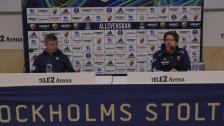 Presskonferensen efter Djurgården - Malmö FF