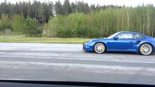 First race Porsche 911 Turbo S vs Manhart Racing BMW M6 Coupe Stage 4 V8 TwinTurbo