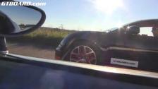 Koenigsegg Agera R vs Bugatti Veyron Vitesse in topspeed mode filmed from the Agera