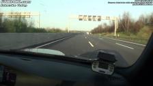 Autobahn with BMW M3 DCT (limited) at day with three people in the car