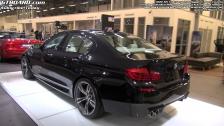 Individual BMW M5 F10 Sapphire Black Platinum interiour Alcantara headliner Platinum