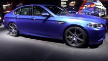Facelift Frozen Blue BMW M5 F10 Competition Package with LED lights and BMW M Carbon Ceramic Brakes