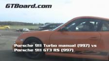 HD: Porsche 911 GT3 RS vs Porsche 911 Turbo manual (both 997)