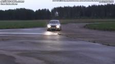 BMW M5 E39 Supersprint playing at sunset in Sweden
