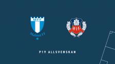 P19 Allsvenskan : Malmö FF - Helsingborgs IF
