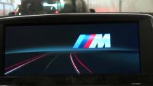 Gorgeus BMW M logo animation on the new I-Drive in the BMW M6 Gran Coupe
