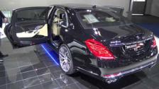 [4k] Brabus Mercedes GT-S 600 HP Coupe along with Mercedes CEO during Frankfurt 2015