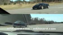 m5board.com Presents Lamborghini Galalrdo vs. BMW M5 E60 V-10