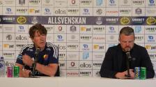 Presskonferensen efter 1-1 mot Elfsborg