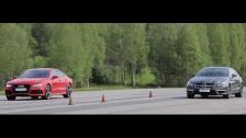 Audi RS7 vs Mercedes CLS63 AMG BiTurbo Performance Package
