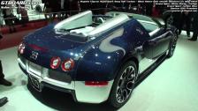 Bugatti Supersport Sang Noir Carbon / Black Matte and Grand Sport x 2 in superdetail Geneva 2011