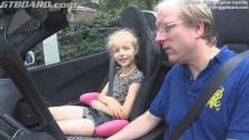 [Swedish] Daughter McLaren 650S Convertible review ridealong (7-year old daughter)