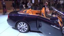 [4k] Rolls Royce Dawn top DOWN at Frankfurt 2015