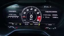[4k] Launch Control Audi TT-S 2015 dash view in Ultra HD
