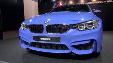 BMW M3 in detail at Geneva 2014