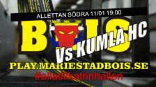 Mariestad BoIS - Kumla HC / Onsdag 11/01 19:00