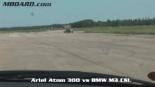 HD: BMW M3 CSL vs Ariel Atom 300