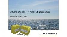 Litiumjonbatterier i båten