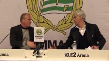 Presskonferensen efter Bajens 1-1-mötet med Sundsvall
