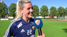 Olivia Schough inför Eskilstuna United