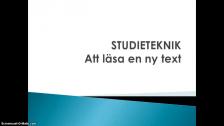 Studieteknik: att läsa en ny text - inläst på spanska