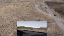 Heli-view BMW M5 F10 Powerslide battle vs BMW M3