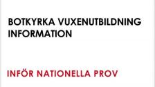 Inför nationella prov - NP (på turkiska)