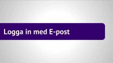 Logga in med e post