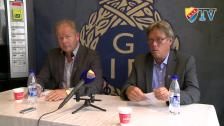 Presskonferensen efter Gefle-Djurgården