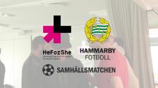 Hammarbys ambassadörskap för HeForShe fortsätter