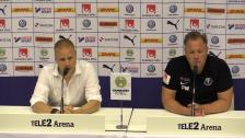 Presskonferensen efter 1-0-segern mot Trelleborg